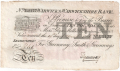 English Provincial Banks 10 Pounds, 19. 4.1886